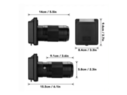 Laxiscreed Adaptador De Tomada De Água Doce 50a Para Rv Com Tampa Impermeável