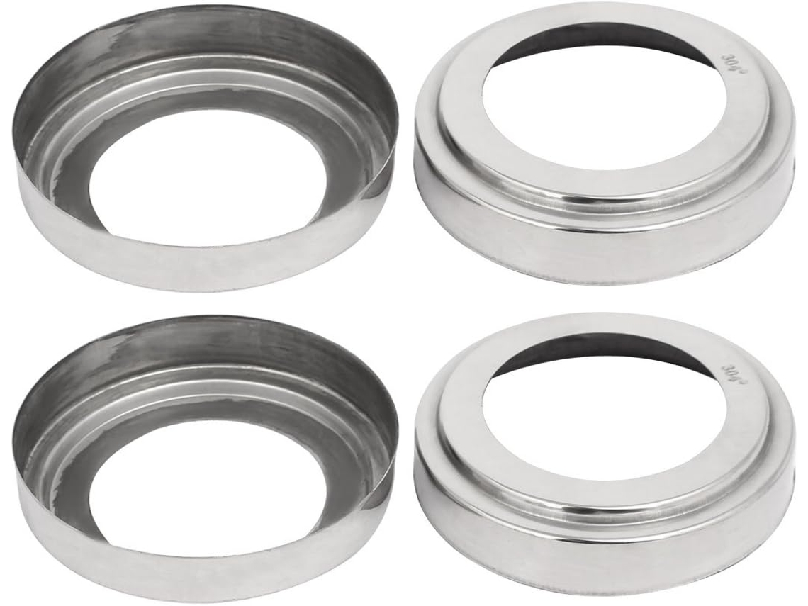 Conjunto de 4 Peças com Revestimento para Corrimão Escada em Aço Inoxidável 304, 3 Polegadas CHABERLU