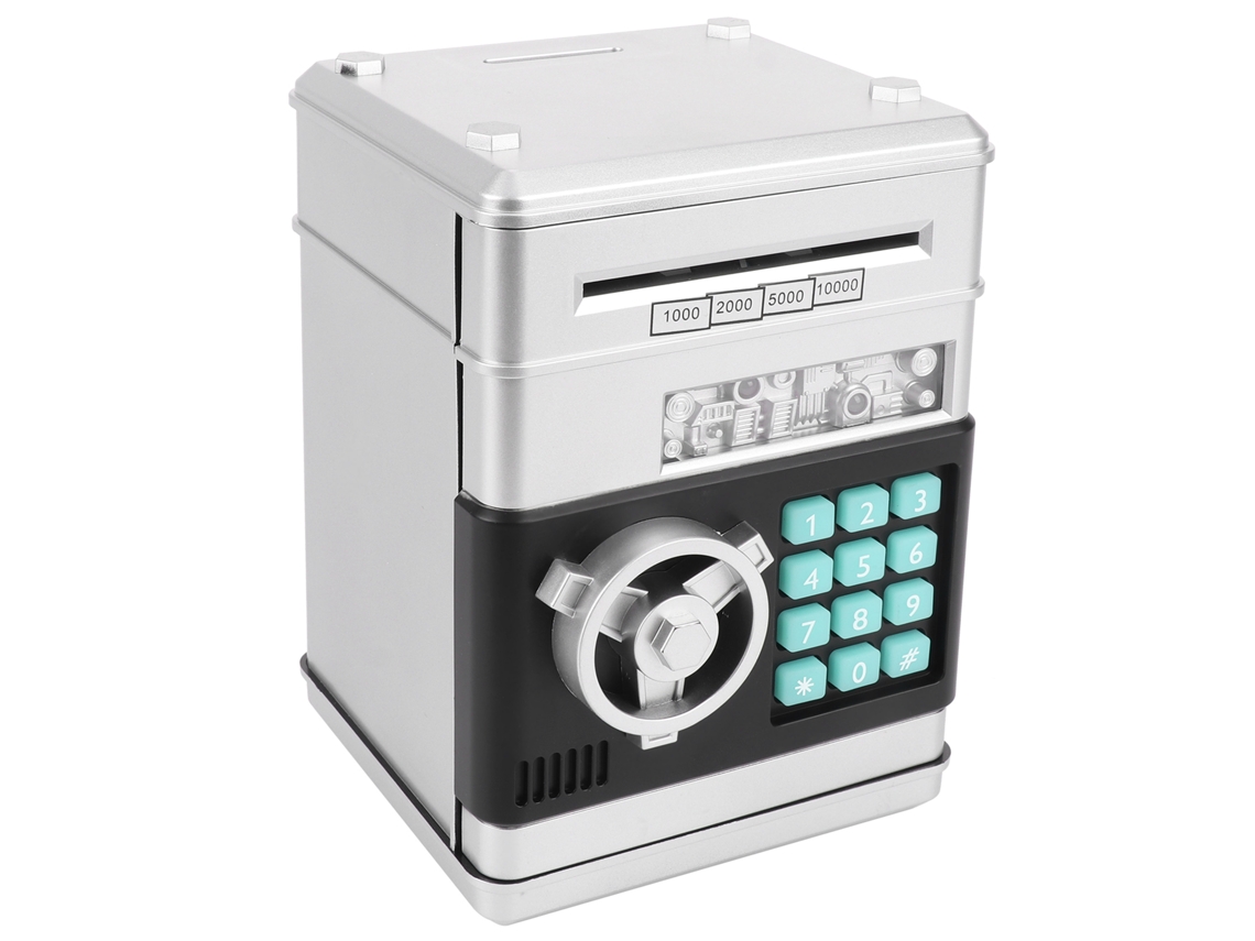 Cofre Eletrônico com Simulador de Abastecimento, Senha, Moedas LAXISCREED