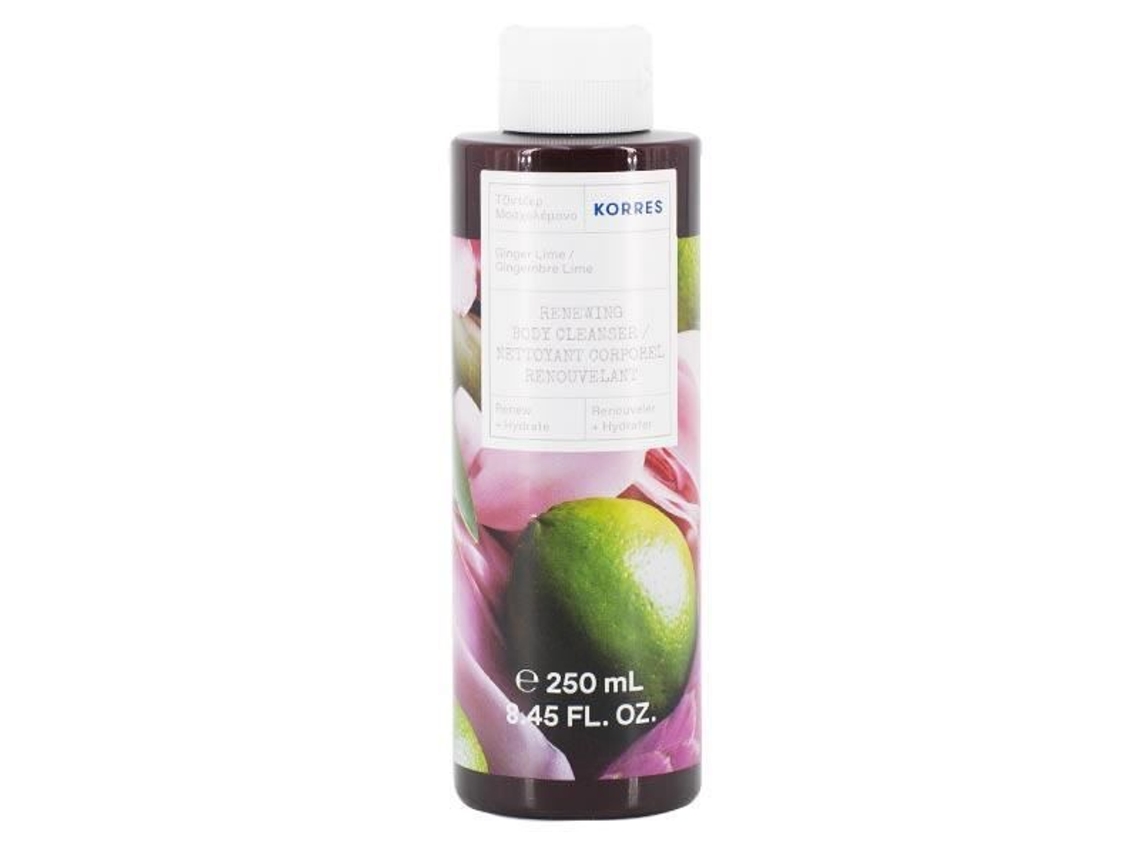 Gel de Banho Renovador de Limão e Gengibre 250Ml KORRES