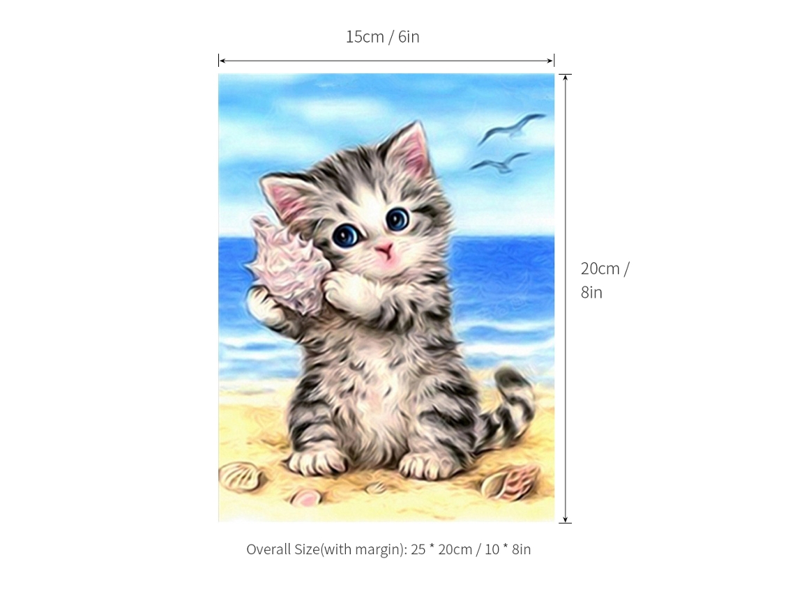 Kit Pintura Diamante 5d Gato LAXISCREED