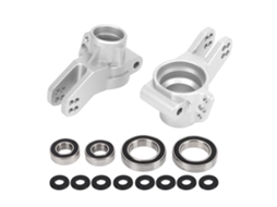 Mali suporte de Cubo Traseiro de Alumínio para Carros Rc Arrma 1/7 1/8 Peças de Upgrade Prata