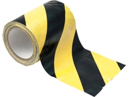 Fita para Cabos ACCESSORY yellow/black 150mm x 15m