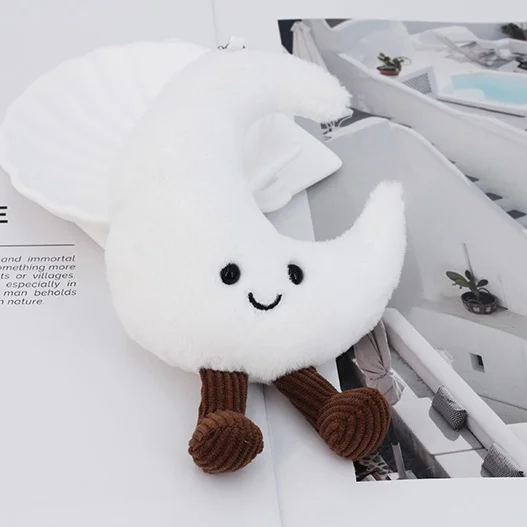 Brinquedo de Pelúcia Criativo Sobre o Clima, Presente de Pelúcia Macio MDUG (lua de 10 Cm)