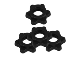 Conjunto De 4 Porcas Travamento Para Barra Peso, Com Encaixe Hexagonal