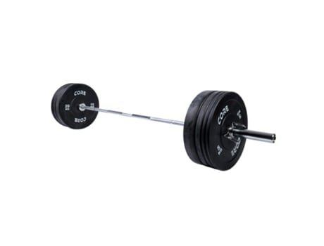 Core Juego De Barra Y Pesas Bumper 100kg