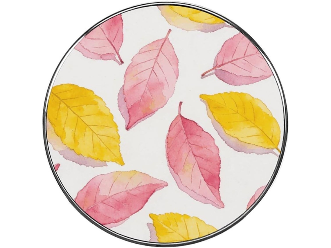 Ímãs De Geladeira Com Folhas Rosa Amarelas, Ímãs De Liga Metálica Personalizados E Requintados Para Quadro Branco