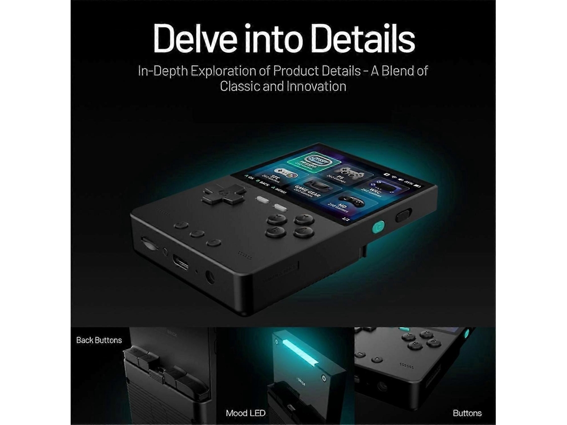Console De Jogos Portátil Brick De 128 Gb Com Sistema Operacional Linux, Tela Ips De 3,2 Polegadas E Controle De Jogos Retrô. Hengjian (1024 X 768)