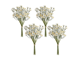Flor De Seda Estilo Fresco 4 Pacotes Enviados + 0.8 Yuan/set