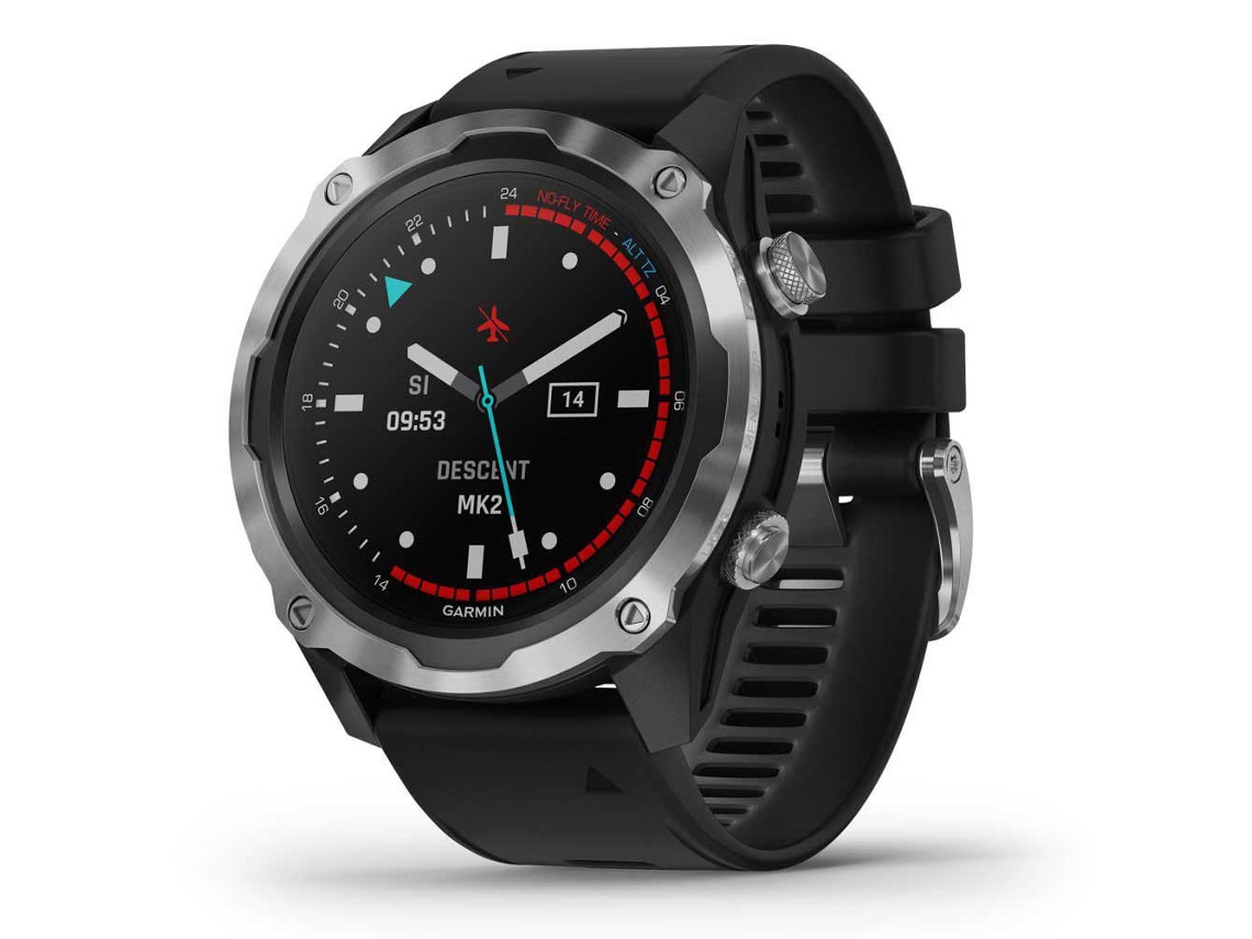 Smartwatch GARMIN Descent Mk2 (Bluetooth e Wi-Fi - Até 16 dias de autonomia - Preto)
