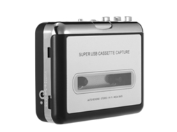 Aetheria conversor de Fita Cassete Usb para Mp3 com Alta Qualidade de Som e Fone de Ouvido Portátil