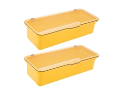Lurelia Caixa Para Talheres, 2 Caixas, Em Plástico, Para Gaveta De Cozinha, 27 X 11,5 X 6,5 Cm