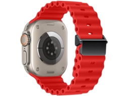 Bracelete Apple Watch Silicone Lichia Blocos XIAOMOYU