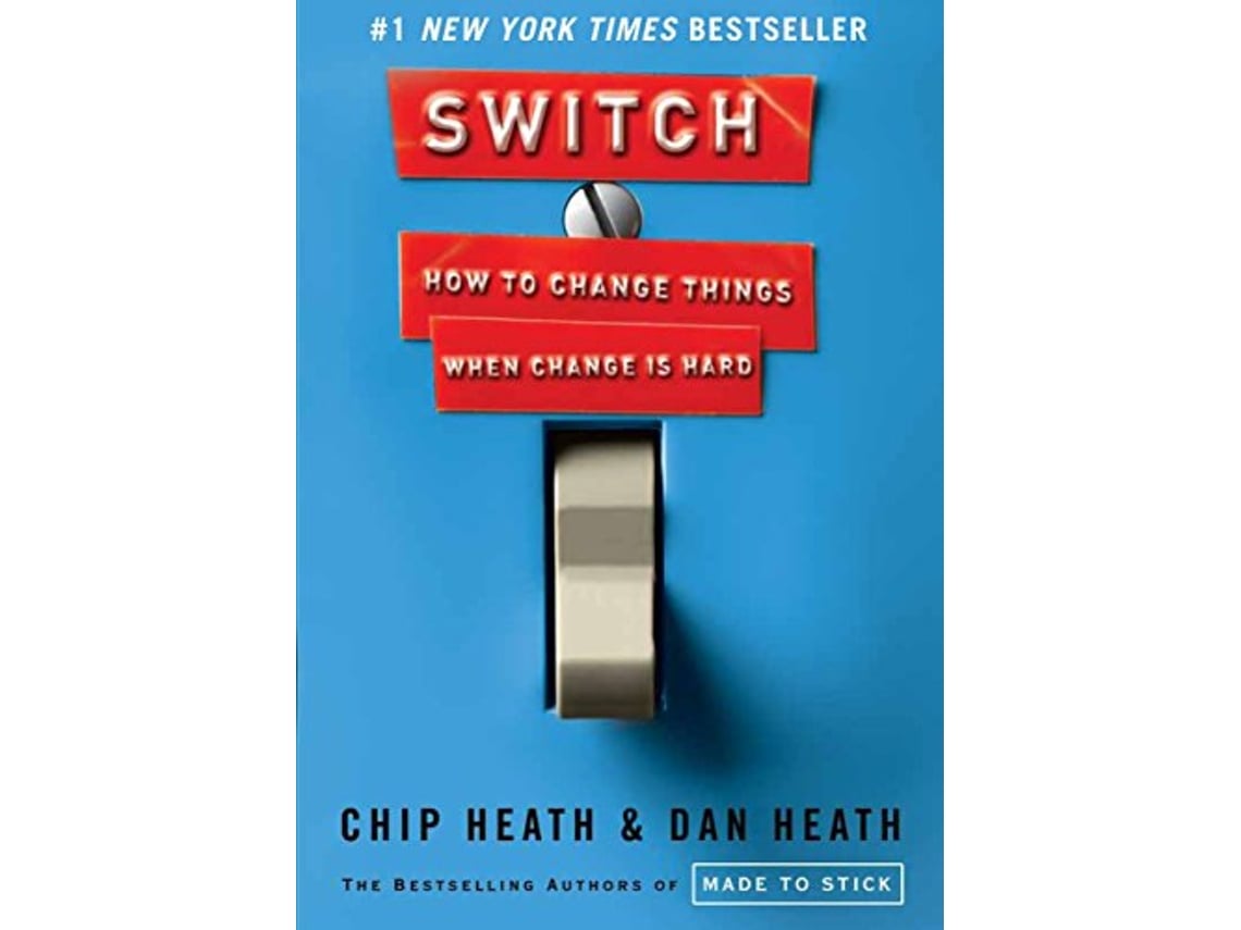 Livro Switch de Chip Heath e Dan Heath (Inglês - Capa Dura)