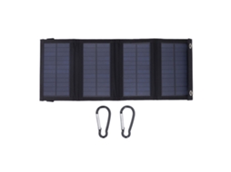Carregador Solar Dobrável YURU 10W 5V IP65 com 2 USB para Camping