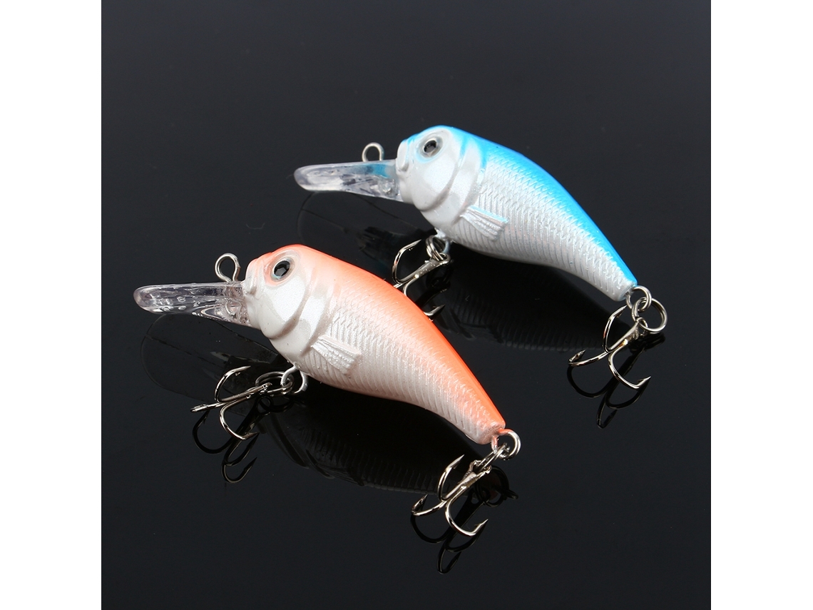 Lure Bait (double Hook Bionic, Freshwater Fishing) Rocker Fatty 5cm Single Pack, Color Random