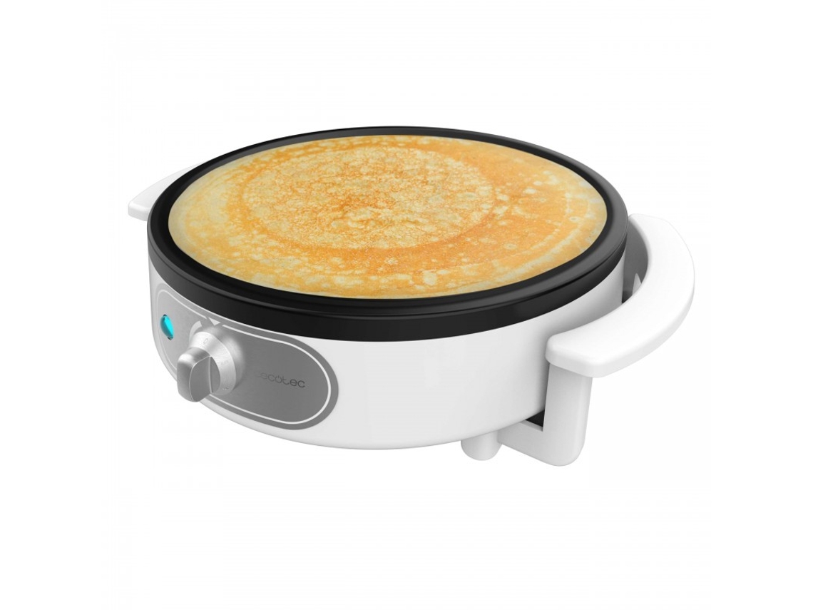 Máquina para Crepes de 1200 W com Revestimento Antiaderente e Potência Regulável CECOTEC