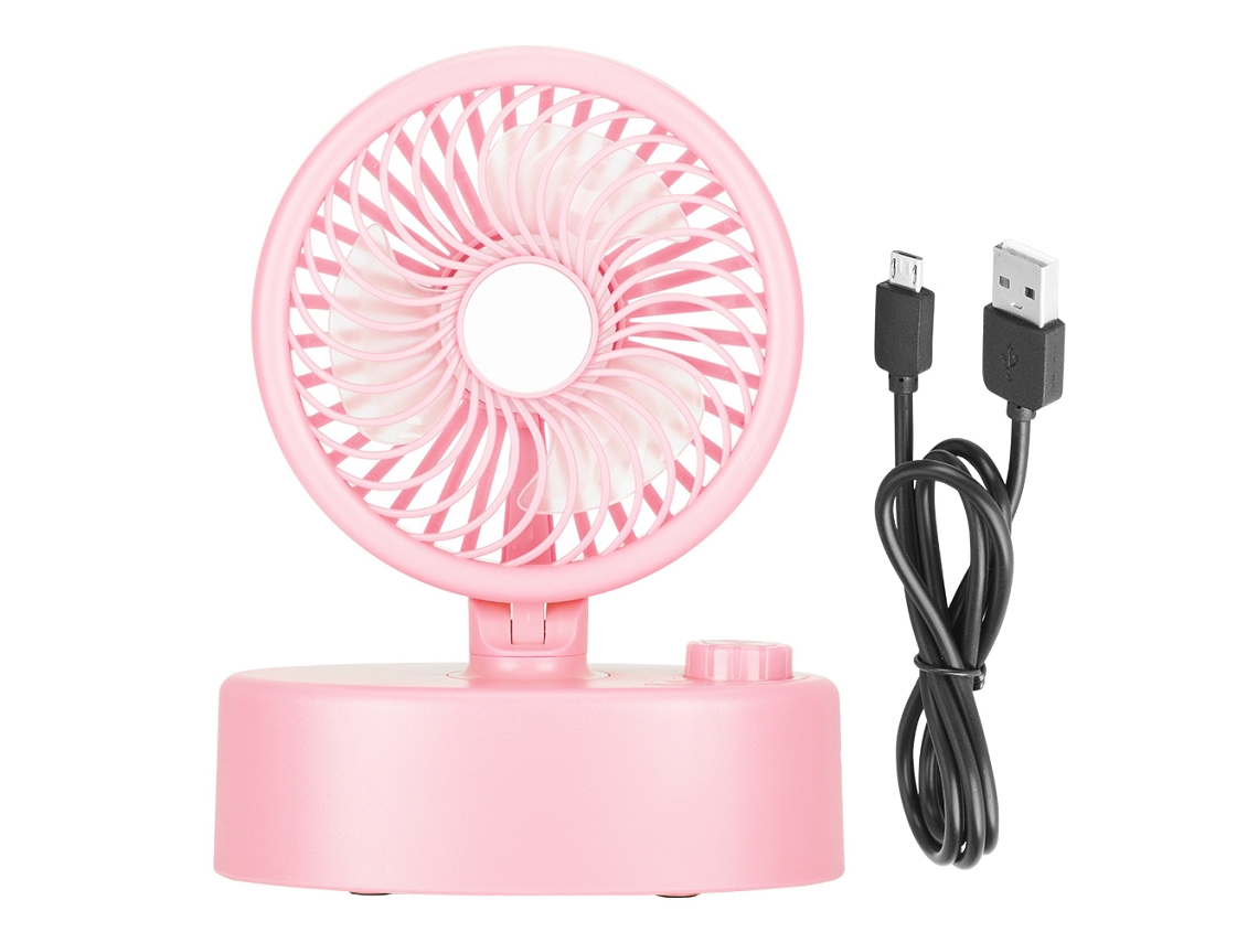 Ventilador Usb Oscilante LAXISCREED Rosa