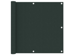 Vidaxl Tela De Varanda 90x600 Cm Tecido Oxford Verde-escuro