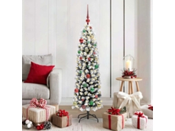 Vidaxl Árvore De Natal Artificial Verde 150 Cm Pvc E Aço E Plástico