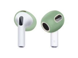 Capa Para Airpods3, Ponteiras De Silicone De Substituição, 3 Pares (verde Escuro) Spqment
