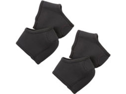 Callaron 2-pares De Calcanheiras Em Tecido E Sbr, Protetor De Calcanhar Com Costura Resistente, Absorve Impactos E Reduz