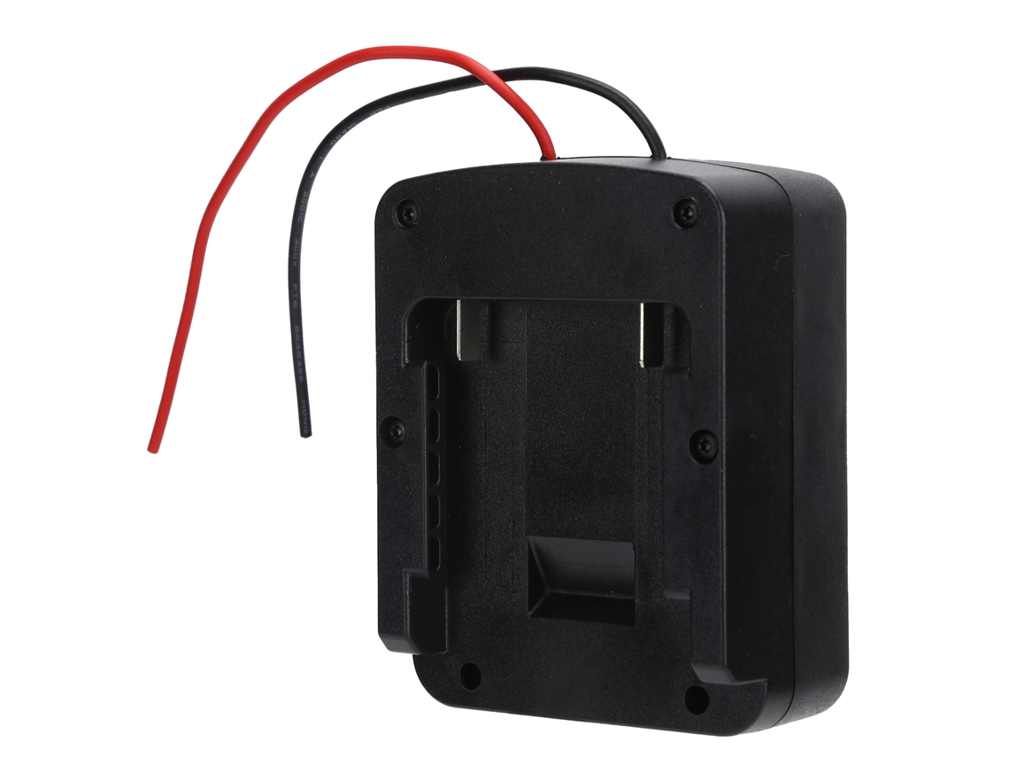 Adaptador de Bateria para Bateria de Lítio 18v Bosch, Dock Conector de Energia Preto