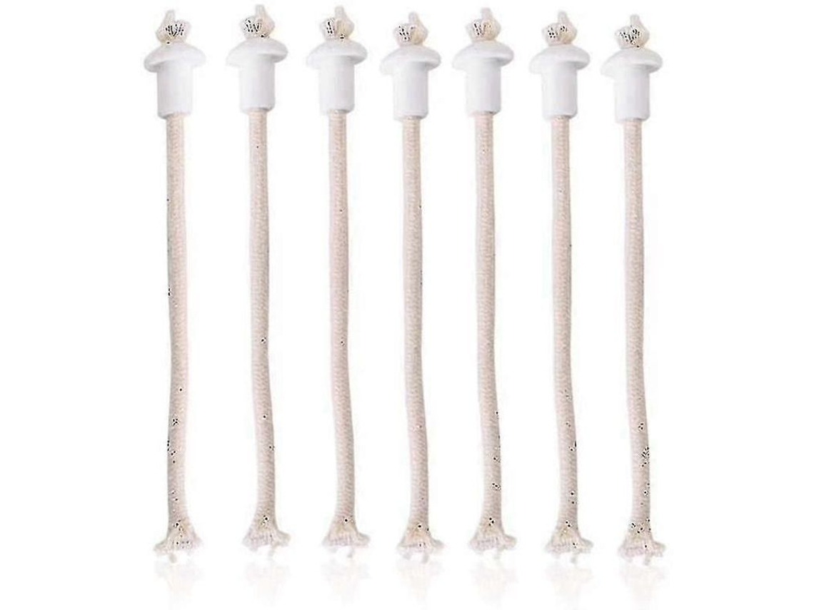 7pcs Pavio de Lampião Resistente Ao Calor para Suportes Cerâmicos 4 Polegadas Kerosene