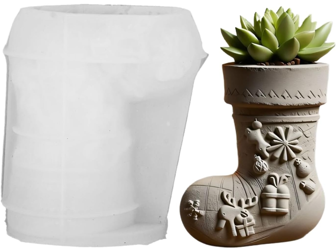 Molde De Silicone De Natal