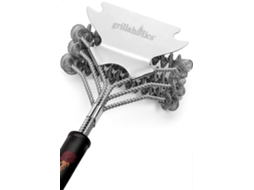 Escova Sem Cerdas para Grelha, com Raspador Integrado AQUAFORGE