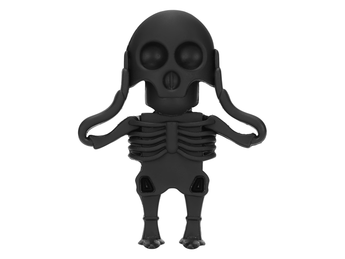 Memória Usb 128GB Miniatura Calavera S/MARCA