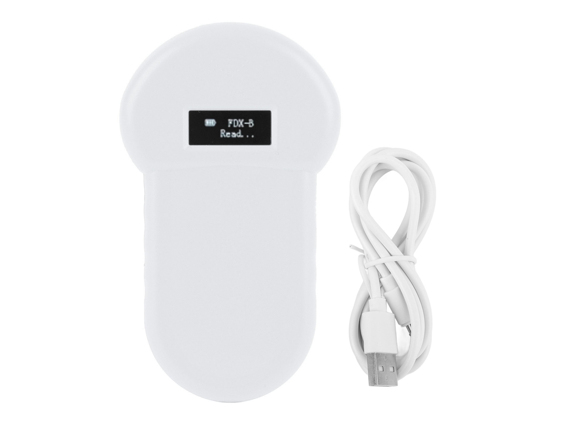 Leitor de Chip Animal 134.2khz Portátil de Alta Sensibilidade para Gerenciamento de Animais