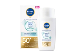 Fluído de Rosto Derma Skin Clear Fps 50+ NIVEA SUN