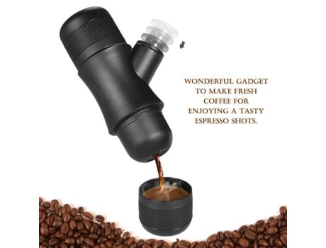 Máquina de café expresso manual portátil - TOMTOP - Café moído - Espresso - Tanque de água removível TOMTOP