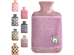 Bolsa De Água Quente Com Letras Roxas E Tampa, 2l, Grande, De Borracha, Quente AQUAFORGE