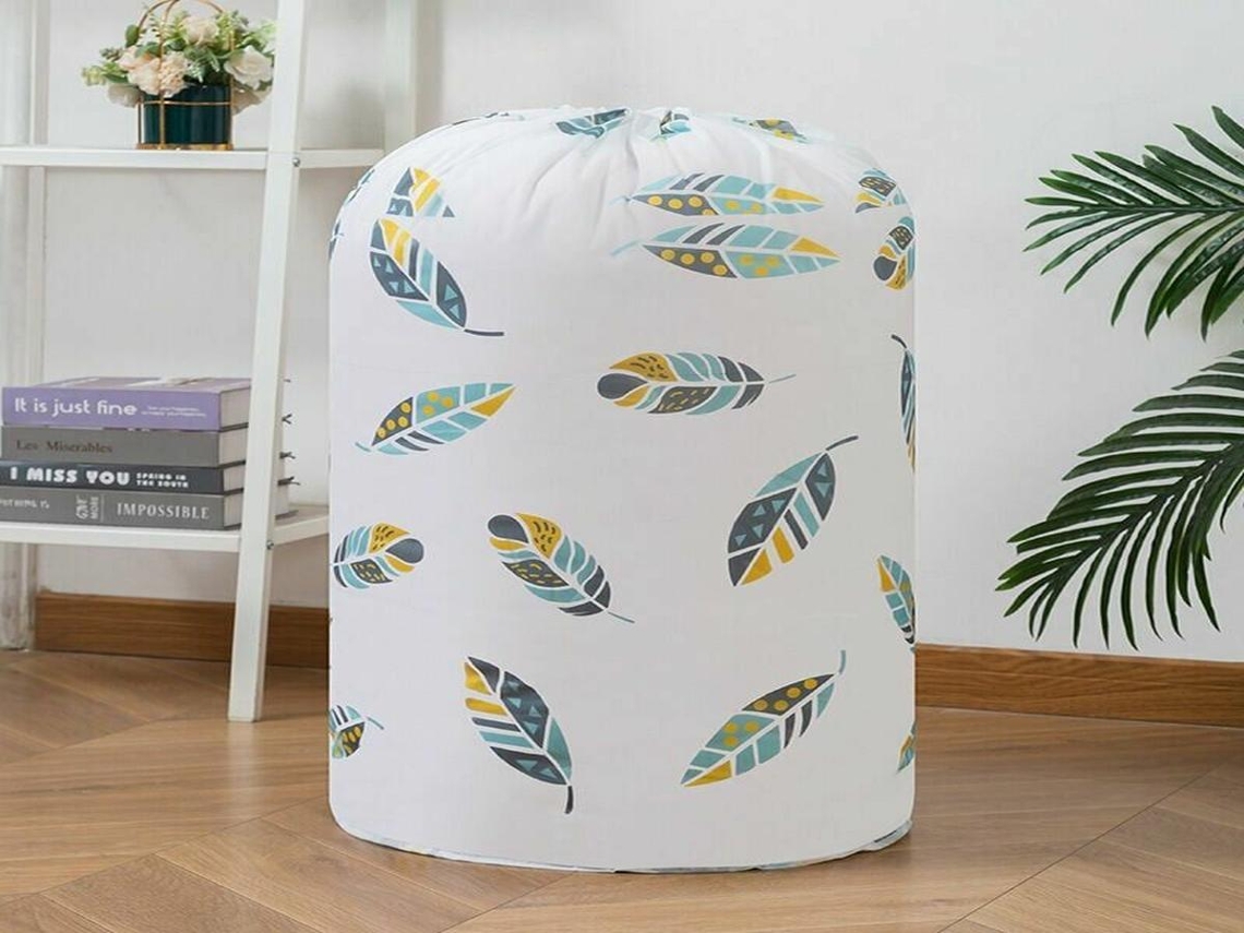 Lurelia Saco Organizador 2 Un. 45 X 85 Cm Para Roupas, Roupa De Cama E Edredons, Pa+pe, Fecho Zíper E Dobrável