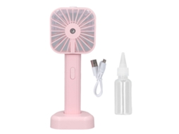 Laxiscreed Ventilador Portátil Com Pulverização Para Resfriamento Silencioso E Fácil De Usar
