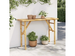 Vidaxl Mesa Consola 115x39x75 Cm Bambu