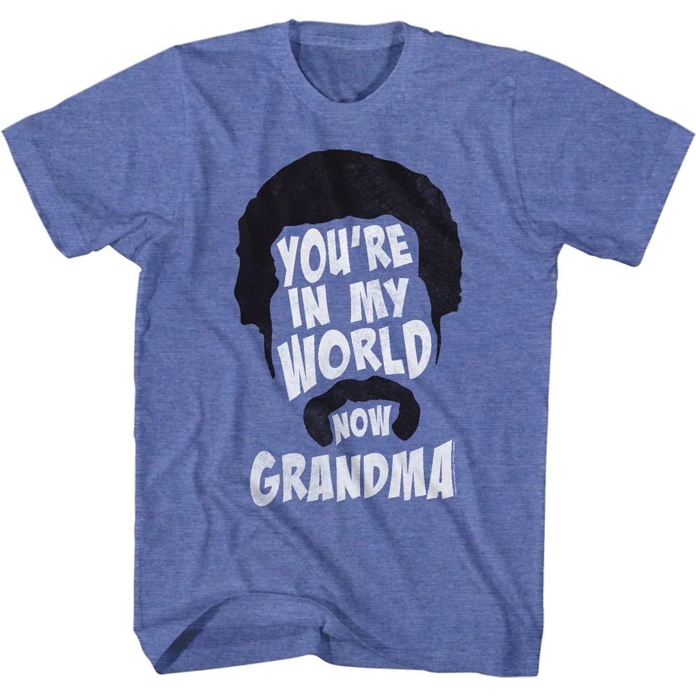 Unisex Adult T-shirt Rockinstone Happy Gilmore You're In My World Heather Royal Sizes