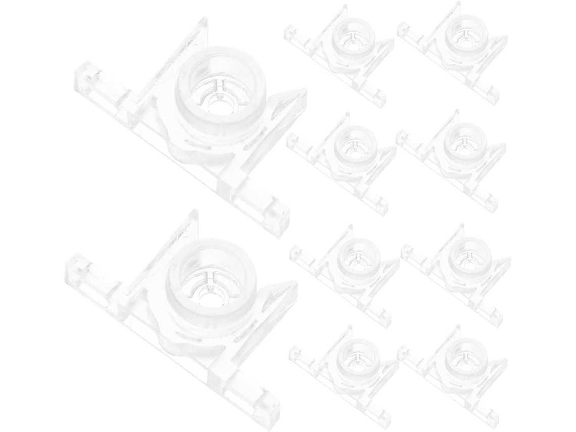 Conjunto De 10-presilhas Plástico Para Fecho Porta Armário Gaveta