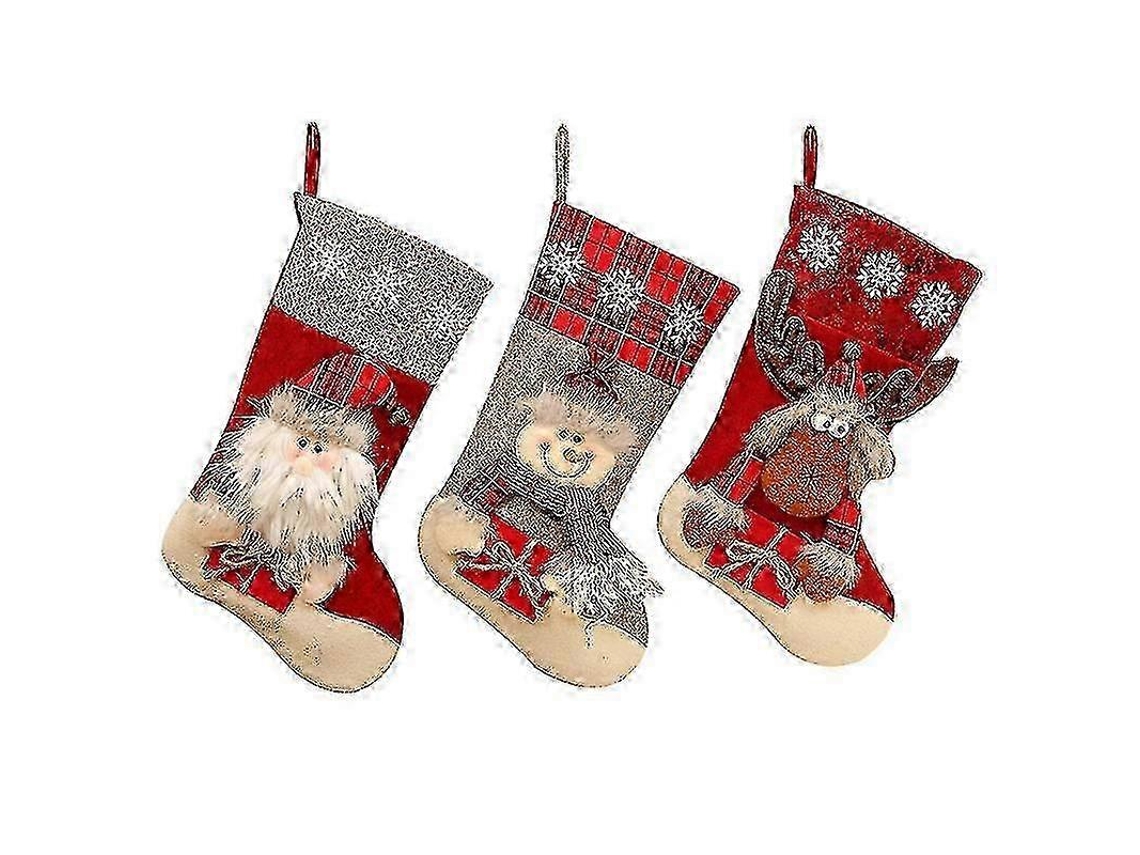 Meias De Natal 3d Para Pendurar Na Lareira Olysi Shop