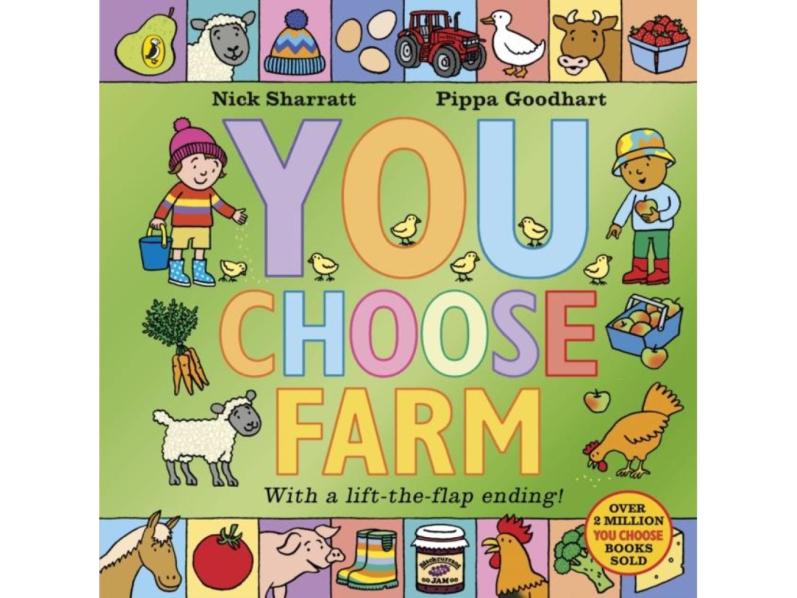 Livro You Choose Farm de Pippa Goodhart (Inglês)