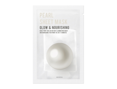 Máscara Iluminadora Com Pérolas, Nutrição E Hidratação, 22ml Eunyul