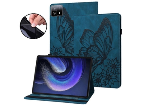 Capa De Couro Para Tablet Com Estampa De Borboleta Grande Saisiyiky