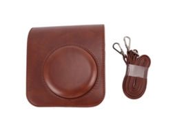 Protective Camera Case Brown Camera Bag Pu Leather Camera Bag With Removable Adjustable Strap For Mini12 LAXISCREED