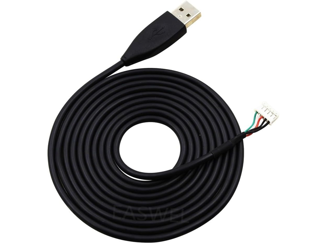 Kits De Reparo Para Mouse Cabo Usb, Pés De Mouse, Para Logitech Mx518 G400 S
