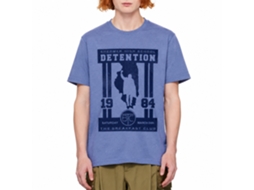 Rockinstone Breakfast Club Movie Detention Heather Light Blue Adult T-shirt Size:s