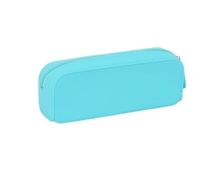 Estojo Escolar Quadrado Silicone Benetton Unique Azul/rosa