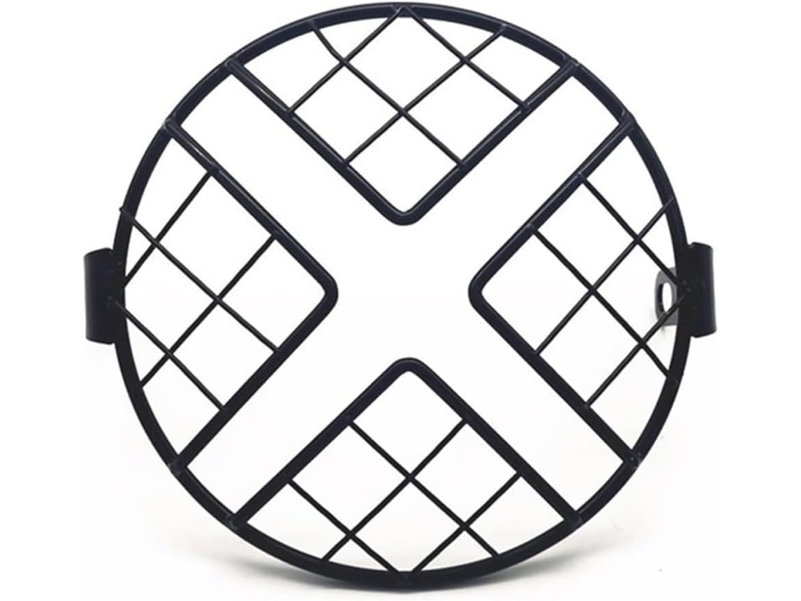 Máscara de Malha Retrô 7 Polegadas para Motocicleta Grade Vintage Material: Metal Garantindo Resistência Ao