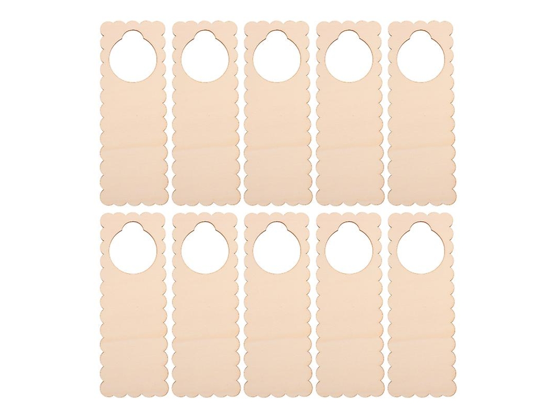 10Pcs Placa de Madeira para Porta ALLINLESS